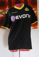 Vintage Kappa Borussia Dortmund Evonik Trikot soccer jersey 2010 / 2011 GR.: L