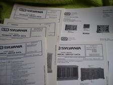 New listing
vintage factory service manuals, Magnavox,Sylvania 1980's