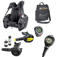 Mares Basic-Set Einsteigerset Tauchausrüstung,Atemregler,Tauchcomputer 07