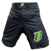 Breakout MMA Boxen Shorts schwarz Kampfhose Brazilian Jiu Jitsu BJJ Muay Thai
