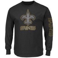 NFL Football Long Sleeve/LS-/Langarm Shirt NEW ORLEANS SAINTS Up & Over 