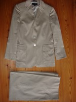 Cantarelli Hosenanzug, Blazer, beige, 36, Sommeranzug, kaum getragen