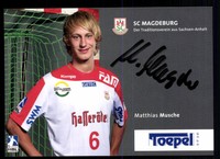 Matthias Musche Autogrammkarte SC Magdeburg Original Signiert + A 103352