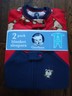 Gerber Baby Boys 2-Pack Blanket Sleepers Pajamas Fleece Red Blue 6 Months