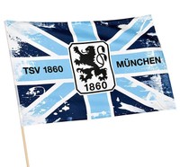 Fahne Schwenkfahne CROSS 2016 Trikot TSV 1860 München NEU!!!OVP!!