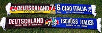 DEUTSCHLAND - Italien Sieg Schal 7:6 +Bordeaux+  Spielschal EM 2016 BRD Germany