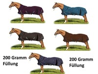 Weidedecke Highneck 200g Füllung HKM 7189 Regendecke Outdoordecke Winterdecke
