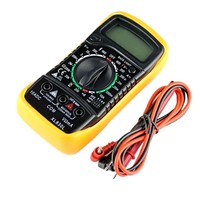 New Digital Multimeter XL830L Volt Meter Ammeter Ohmmeter Yellow Tester AG