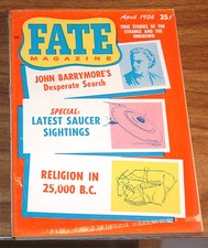 Fate Magazine April 1956*Vg+*Flying Saucers Ufo Child Zombie Loch Ness Monster
