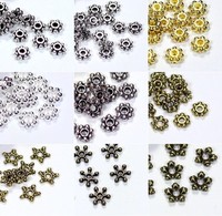 Daisy Spacer Metallperlen Zwischenperlen Blümchen Perlen Rondelle ni-fr. Auswahl