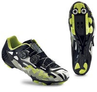 Northwave Blaze Plus MTB Fahrrad Schuhe schwarz/grau/grün 2016