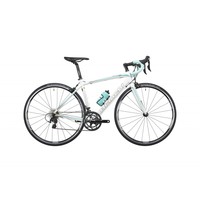 Bianchi Impulso Dama Bianca 105 11sp Compact grau celeste 2016 Rennrad türkis