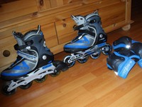 Inline Skates Inlineskates Inliner mit Zubehör Gr.43