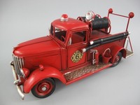 Feuerwehr Modellauto Blechauto Oldtimer Feuerwehrauto Dekoration 331.055