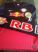 RB Leipzig Trikot Schal und Tasse