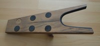 Stiefelknecht Stiefelauszieher Schuhauszieher Holz Buche antik