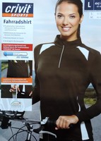 Damen Radshirt Fahrradshirt Langarm Bikeshirt Shirt S M L 36 38 40 42 44TOP NEU