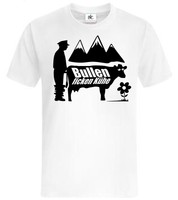 Bullen T - shirt sprüche party fun shirt lustig Fußball Hools ultra Fight