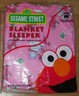 NEW NIP Sesame Street Elmo Snowman Blanket Sleeper Pink Footed Pajamas 4T