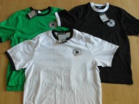 DFB Retro WM 1974 Deutschland Trikot Shirt Gr S M L XL XXL XXXL weiß grün schwar