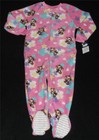 NWT Toddler Girls Fleece Monkey Blanket Sleeper Size 4T