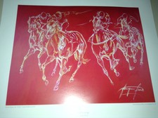 Limited Edition Print Red Rampage By Jacquie Jones