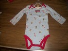 NWT New Carters Christmas Onesies Reindeer Santa Cute Boys 6-9 Months