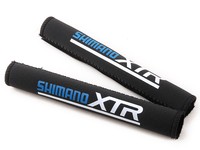 2x Fahrrad Ketten Strebenschutz Rahmenschutz Kettenstrebenschutz Neopren Schwarz