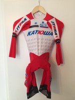 Skinsuit Zeitfahranzug speedsuit katusha russia der Marke Decca Belgien GR S