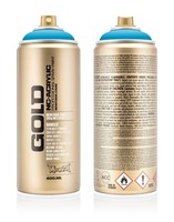Montana Graffiti Sprühdose Gold 400ml - 5040 - Light Blue - Neu & OVP