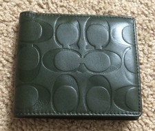 coach wallets man's