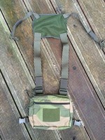 Custom Brusttasche norwegisches Tarnmuster, KSK, SAS, Multicam