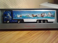 Herpa Daf Xf 95 Kühlkoffer Szg Blue Saloon Andre Koller Dede,Airbrush,selten,ovp