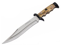 großes Nieto Bowie Jagdmesser Hunter Messer Olivenholz