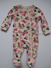 Gymboree Sweetie Bird Flower One-piece Sleeper PJs Baby Girls 3-6 months NEW NWT