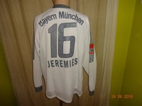 FC Bayern München Adidas Langarm Matchworn Trikot 2003/04 + Nr.16 Jeremies Gr.L
