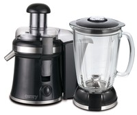 NEU 800 WATT 1,5 Liter GLAS STANDMIXER SMOOTHIE MAKER + SAFPRESSE / ENTSAFTER