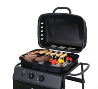 Tepro 3132 Grill Gasgrill DELTON 2-Brenner mit Stoffverblendung