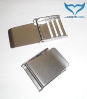 Gürtelschnalle Bleigurtschnalle Gürtel Bleigurt Schnalle breit Edelstahl INOX  