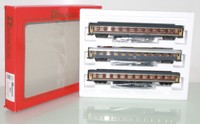 Rivarossi Spur H0 3637 Personenwagen-Set 3tlg. der FS neuwertig in OVP (JL9705)
