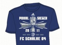 SP Adidas FC Schalke 04 T-Shirt Pokalsieger 2011, Kids