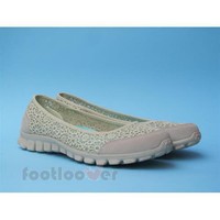 Schuhe Skechers EZ Flex Sweetpea 22625 nat Damen Beige
