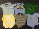 Lot of 6 Baby Boy Items - 6-9 Months- Onesies - 905