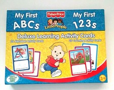 Fisher Price My First A,B,Cs & 1,2,3s Deluxe Learning Activity Cards,Homeschool