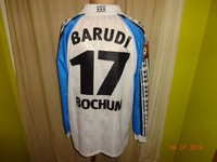 VfL Bochum Globe Trotter Langarm Matchworn Trikot 2001/02 + Nr.17 Barudi Gr.L