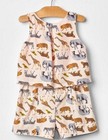 BABYGAP GIRL SAFARI PRINT ROMPER NWT 4T N12