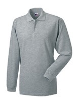 Z569L Klassisches langarm Poloshirt Polohemd 100% Baumwolle Herren Freizeit