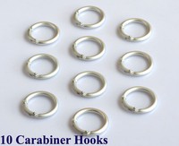 10 Farbe Silber Rund Karabiner Haken Verbinder Karabinerhaken Deutsche Post