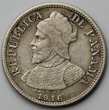 New listing
1916 Panama Silver 5 Centesimos Rare Coin (16042809R)