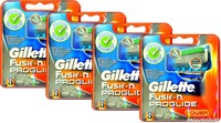 32 Klingen Gillette Fusion PROGLIDE  POWER Rasierklingen Neu & Original !!!!
